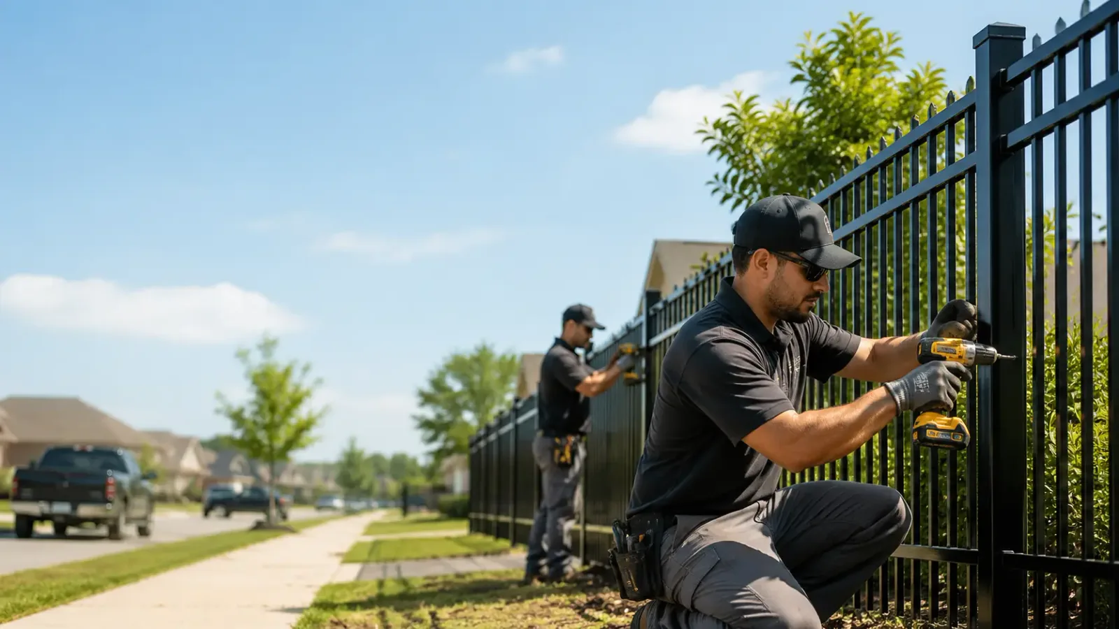 Metal Fence Installation in Orange, TX